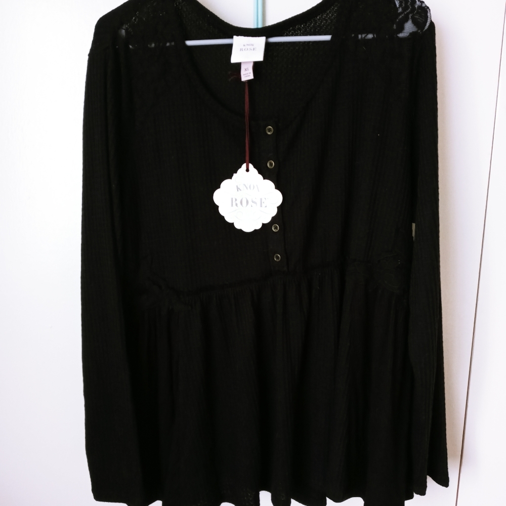 🎉 5for $15 black flowy boho blouse